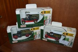 Three Eddie Stobart Vintage Diecast Model Vehicles