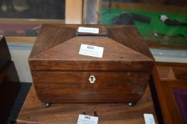 Victorian Rosewood Tea Caddy