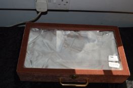 Small Velvet Covered Display Case
