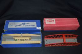 Hornby Dublo Platform and a Girder Bridge