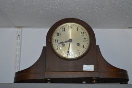 Wood Cased Mantel Clock