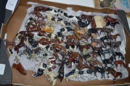 Large Collection of Cast Lead Farm Animals