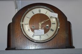 Wood Cased Mantel Clock