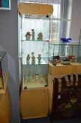 Glazed Display Cabinet on Wooden Base