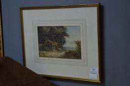 Small Watercolour - Pastoral Scene