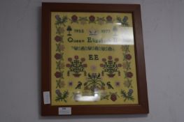 Three Framed Needlework Samplers 1970's