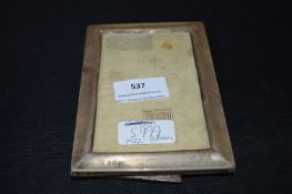 Silver Photo Framed - Birmingham 1922