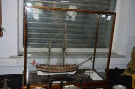 Model of HMBV Granado in Glazed Display Case