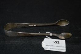 Pair of Silver Sugar Tongs - Sheffield 1920, appro
