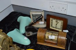 Collection of Mantel Clocks, Calendar, etc.