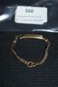 Rolled 12ct Gold Bracelet - approx