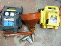 Two Jumpstaters, Funnel, etc.