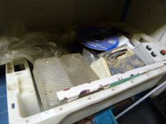 Large Box of Electrical Fittings Including LIghts,