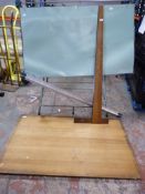 Large Drawing Board on Stand and a T-Square