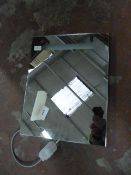 *Illuminated Bathroom Mirror 50x39cm