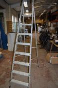 Seven Tread Aluminium Steps