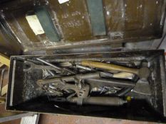 Ammunition Box Containing Engineering Tools