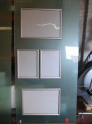 *Clear Blue Perspex Noticeboard 100x200cm