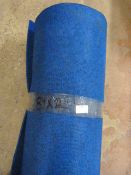 Roll of Blue Carpet 8x2m