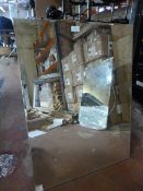 *Bevelled Edge Mirror 80x60cm