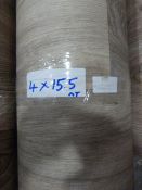 Roll of Wood Effect Lino 4x15.5m