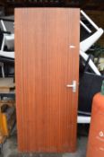 Internal Mahogany Effect Door 203x86cm