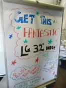 Whiteboard on Tripod Stand