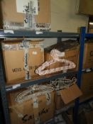 *Seven Boxes of Assorted Coat Hangers