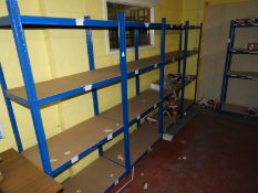 *Four Bays of Freestanding Boltless Light-Medium D