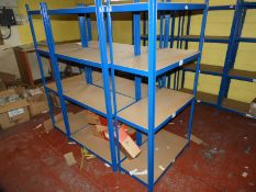 *Five Bays of Freestanding Boltless Light-Medium D