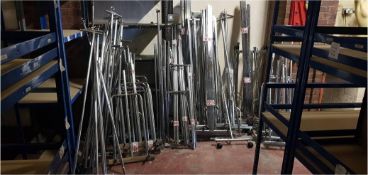*Quantity of Chrome Dress and Garment Rails on Mez