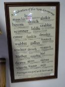 Framed Celebration of the Scot's Language