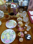 Decorative Plates, Vases, Flower Ornaments and Cut