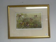Gilt Framed Print by Jennifer Belle