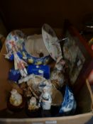 Box of Miscellaneous Figurines and Ornaments etc.