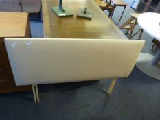 Cream Vinyl Double Headboard