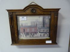 Oak Framed Lowry Print