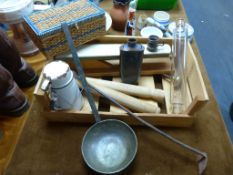 Wooden Crate of Assorted Kitchenalia