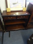 Walnut Effect Bookcase with Drawers