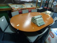 Oval Conference Table 84