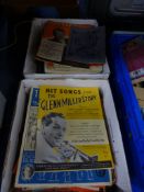 Two Boxes of Sheet Music