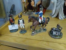 Three Lead Soldiers and One Other