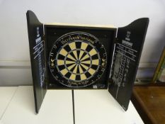 Dartboard in Cabinet