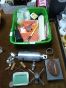 Bowl Containing Vintage Collectibles