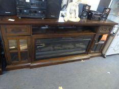 *Twin Star Media Mantel Electric Fireplace