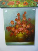 Oil on Canvas - Roses