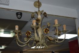 Floral Design Metal Light Fitting