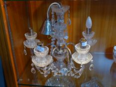 Cut Glass Chandelier