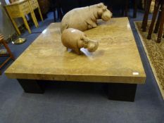 Marble Topped Coffee Table 4'6