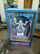 Pierrot Dancing Clown Music Box